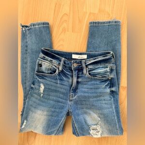 Kancan Women's Blue Distressed Jeans size 23 like new